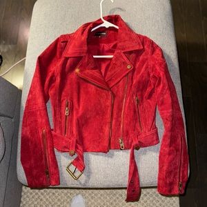 Vigoss Genuine Leather|Suede| Moto Jacket